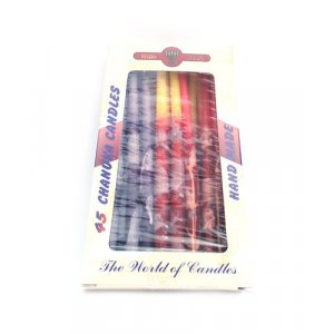 Chanukah Candles in Multicolor