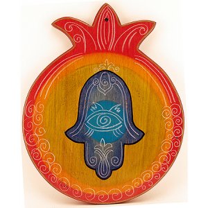 Hamsa Pomegranate Cutting Board by Kakadu