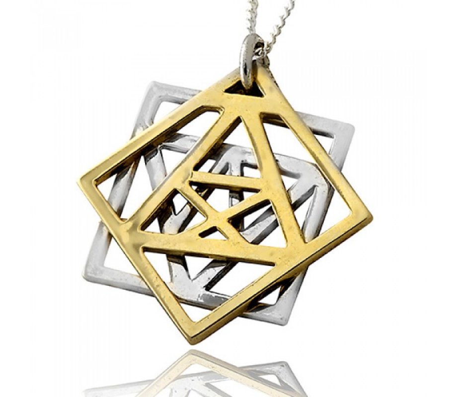 Adam and Eve Kabbalah Pendant by HaAri Jewelry