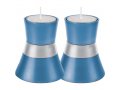 Anodized Aluminum Small Tea Light Candlesticks by Yair Emanuel