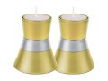 Anodized Aluminum Small Tea Light Candlesticks by Yair Emanuel
