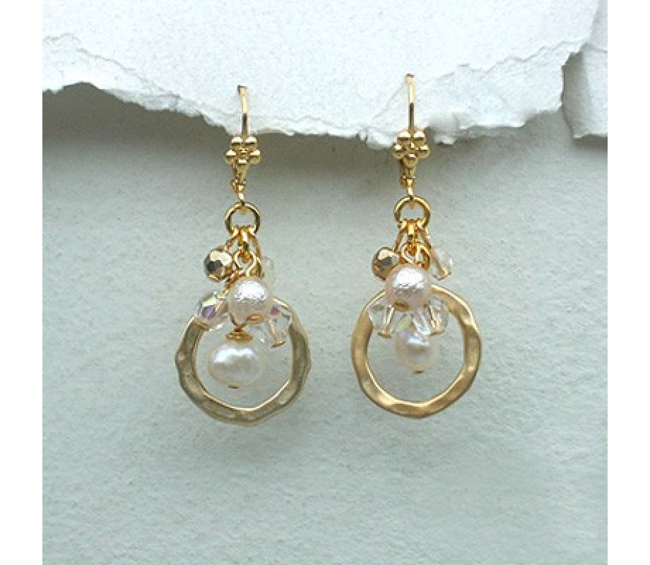 Aristocratic Pearl Earrings - Edita