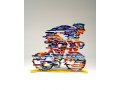 Armstrong Free Standing Double Sided Bicycle Sculpture - David Gerstein