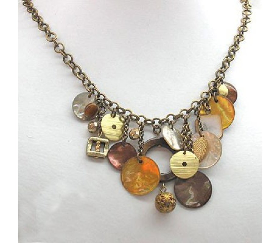 Autumn Harvest Moon Necklace - Edita