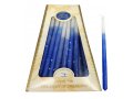 Blue and White Handmade Dripless Decorative Hanukkah Candles