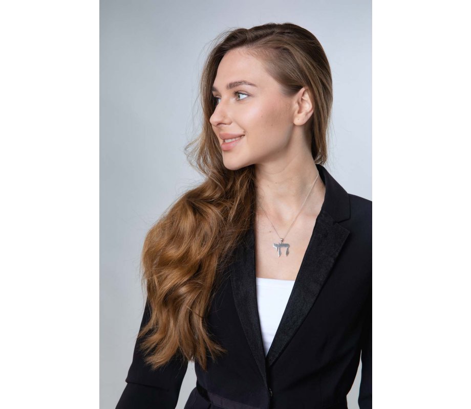 Chai Pendant Necklace - Sterling Silver