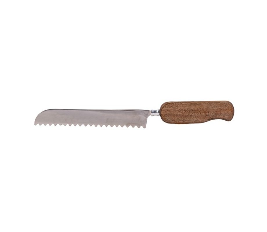 Challah Knife with Wood Handle - Yair Emanuel