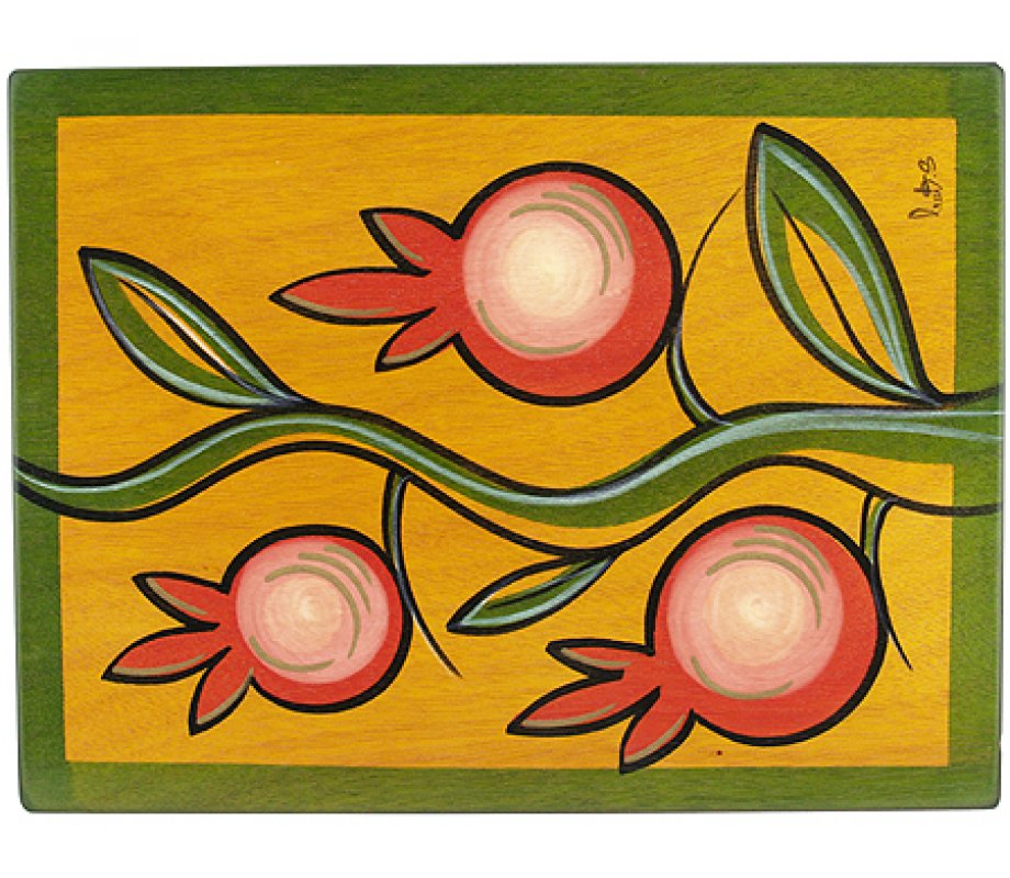 Climbing Pomegranate Rectangular Placemat - Kakadu