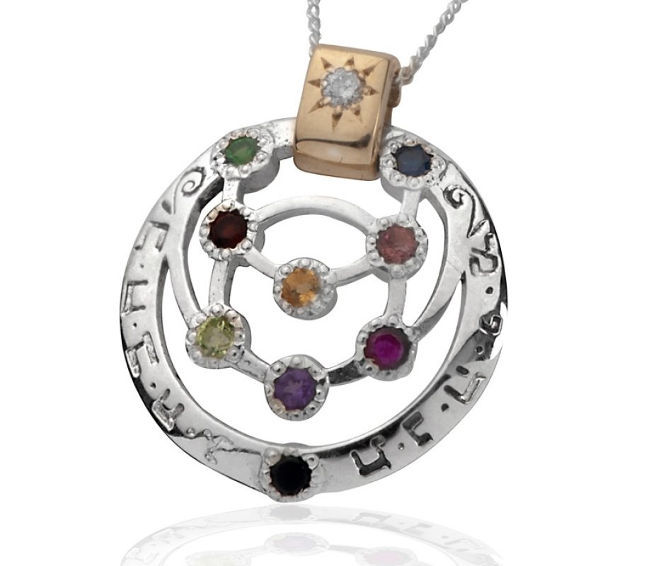 Colorful Kabbalah Necklace by Ha'Ari kabbalah Jewelry