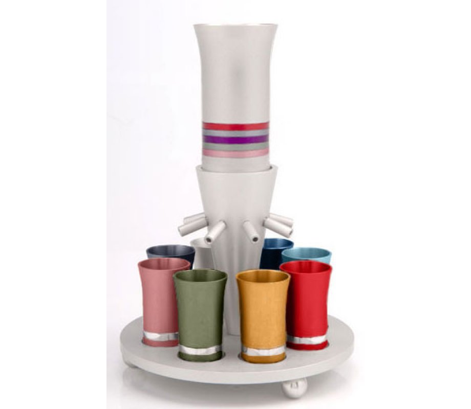 Colorful Kiddush Wine Fountain - Agayof