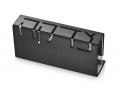 Contemporary Anodized Aluminum Charity Tzedakah Box, Black - Adi Sidler