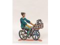 Country Rider Free Standing Double Sided Bicycle Sculpture - David Gerstein
