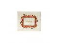 Embroidered Tallit and Tefillin Bag Set, Jerusalem Frame on Off White - Yair Emanuel