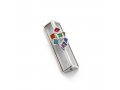 Glass and Metal Israel Museum Mezuzah Case - Colorful Cluster