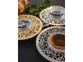Glass and Stainless Steel Honey Dish with Spoon, Blessing Words - Dorit Judaica