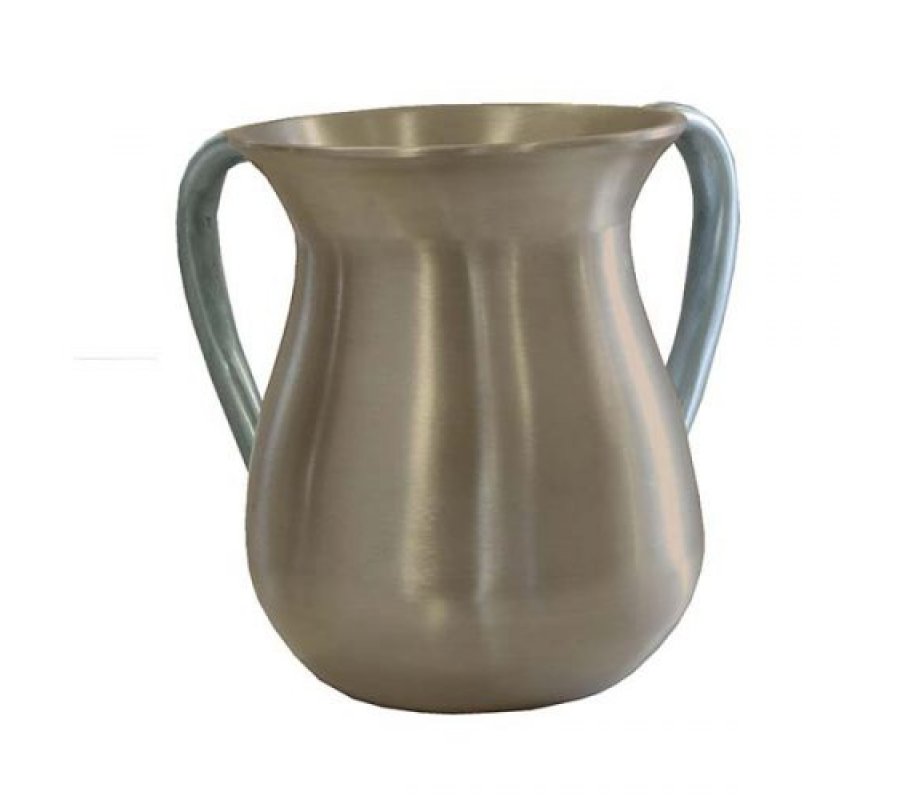 Gold Anodized Aluminum Classic Netilat Yadayim Wash Cup - Yair Emanuel