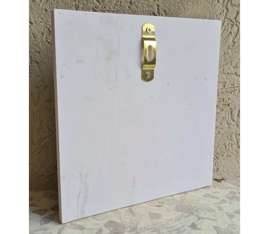 Gold Plated Wall Plaque with Cutout Mandala and Hebrew Blessings - Dorit Judaica