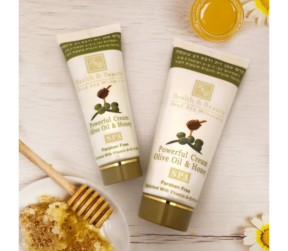 H&B Powerful Body Cream with Honey & Olive Oil and Minerals from the Dead Sea