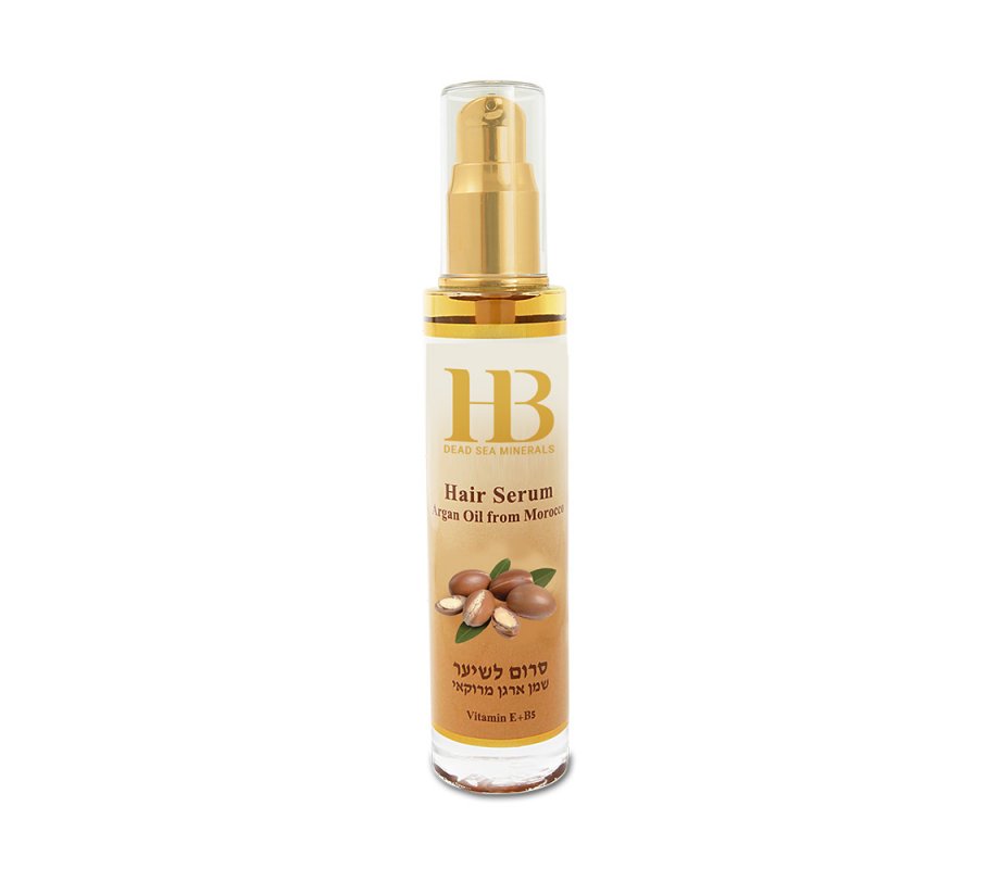 H&B Serum for Hair with Fragrant Oils and Dead Sea Minerals - Moroccan Argan Oil