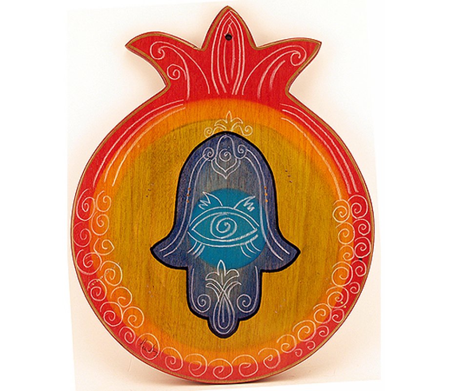 Hamsa Pomegranate Cutting Board by Kakadu