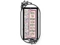 Hebrew Blessings with Birds and Flowers Dorit Judaica Wall Plaque