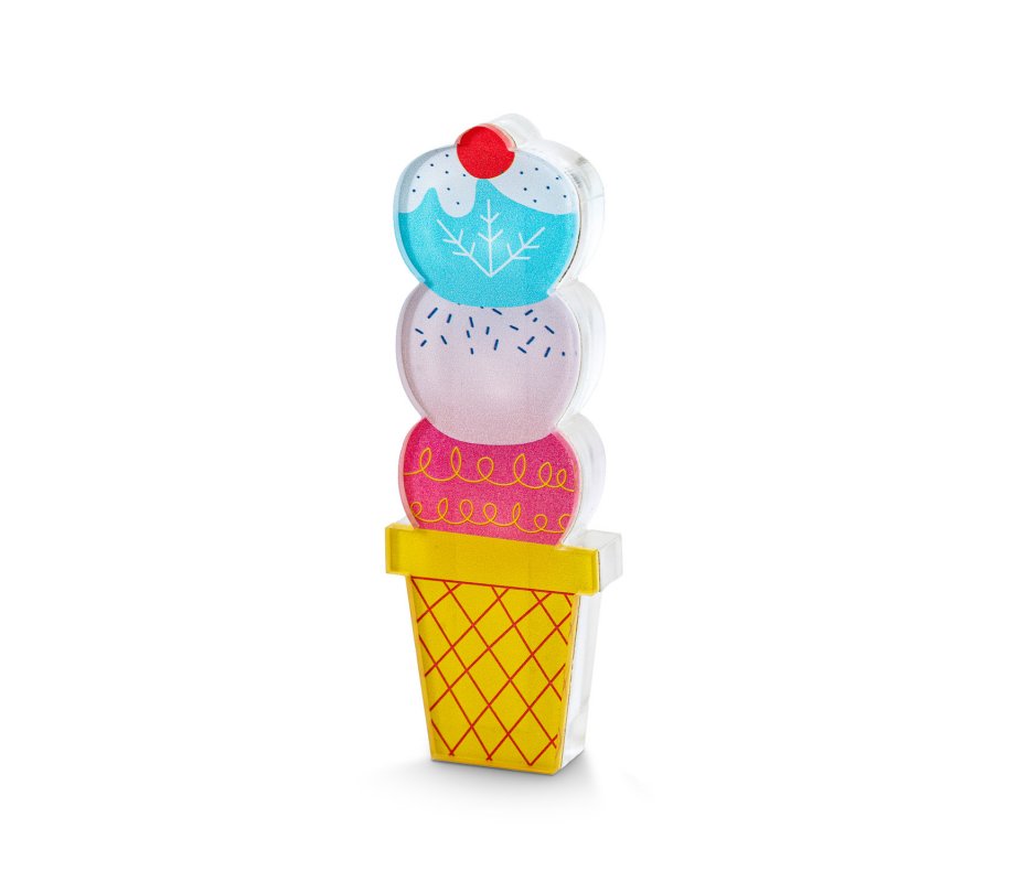 Ice Cream Israel Museum Acrylic Mezuzah Case
