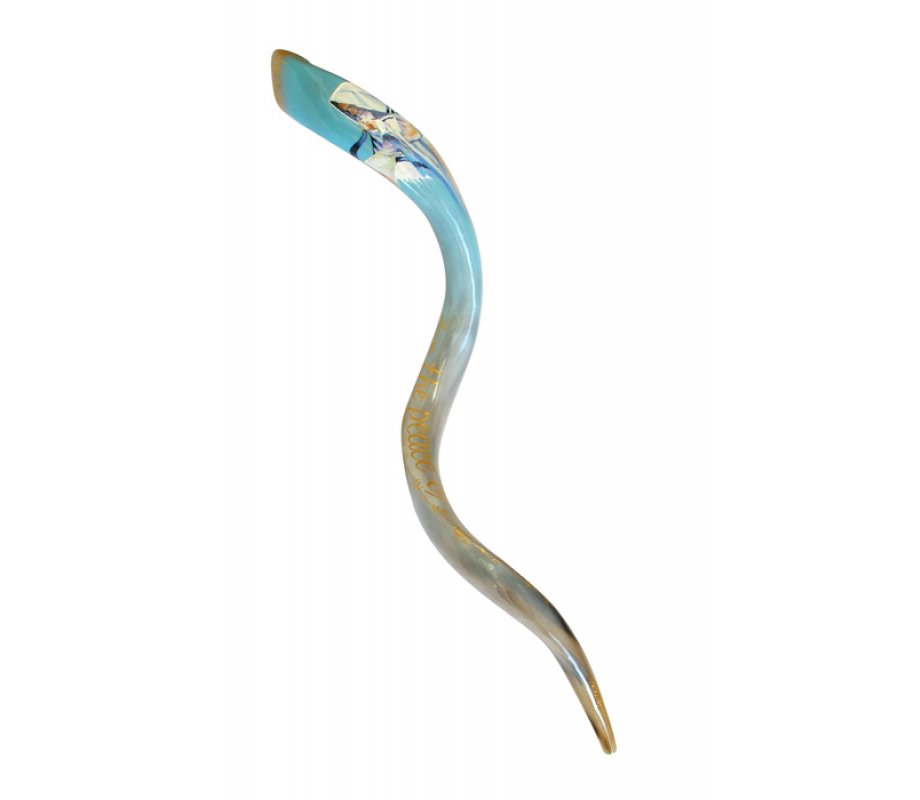 Jerusalem Hand Painted Yemenite Shofar