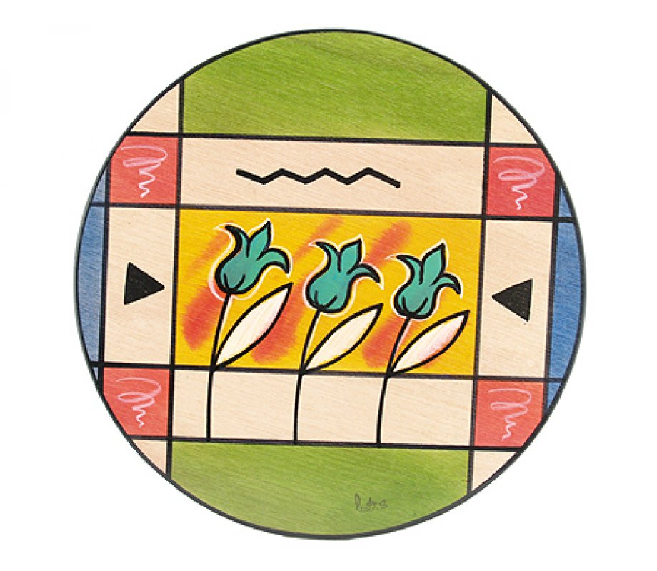 Kakadu Round Placemat - 3 Tulips