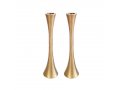 Large Matte Brass Candlesticks - Yair Emanuel