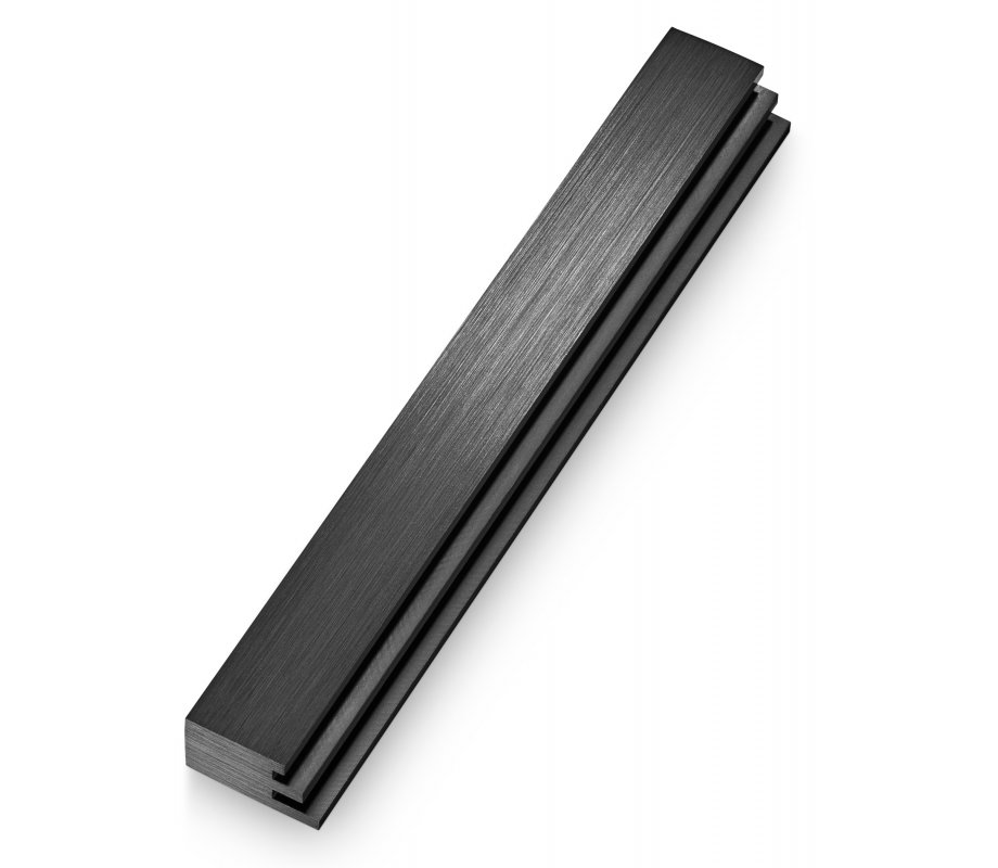 Laser Cut Steps Design Black Mezuzah Case by Adi Sidler
