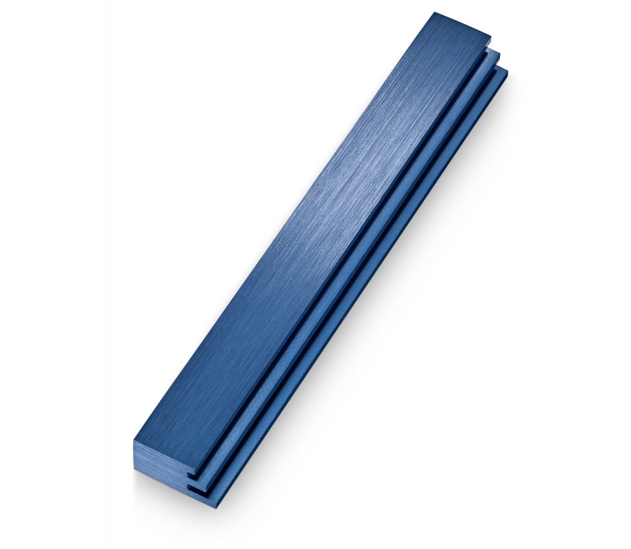 Laser Cut Steps Design Blue Mezuzah Case by Adi Sidler