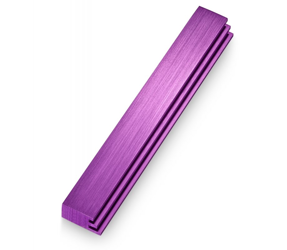 Laser Cut Steps Design Purple Mezuzah Case by Adi Sidler
