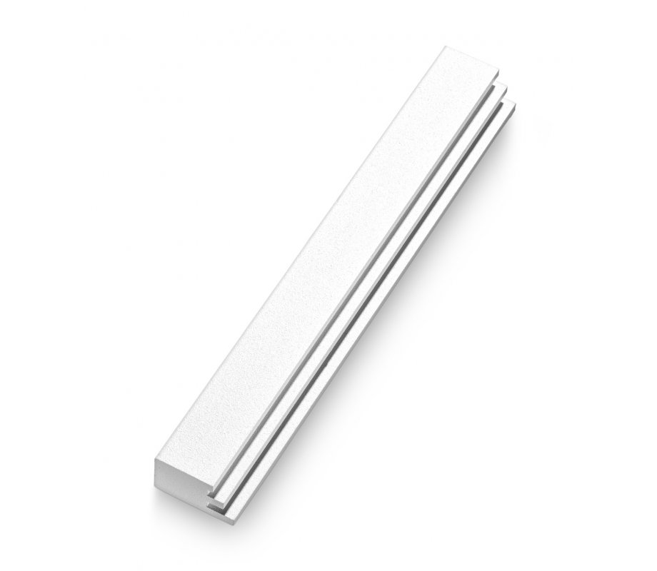 Laser Cut Steps Design White Mezuzah Case by Adi Sidler