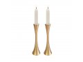 Medium Matte Brass Candlesticks - Yair Emanuel