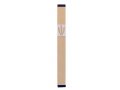 Mezuzah Case with Shin of Three Leaves, Light Colors at 5 Inches Height - Agayof
