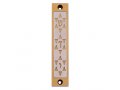 Mezuzah Case with Three Stars of David in Light Colors, 4 Inches Height - Agayof