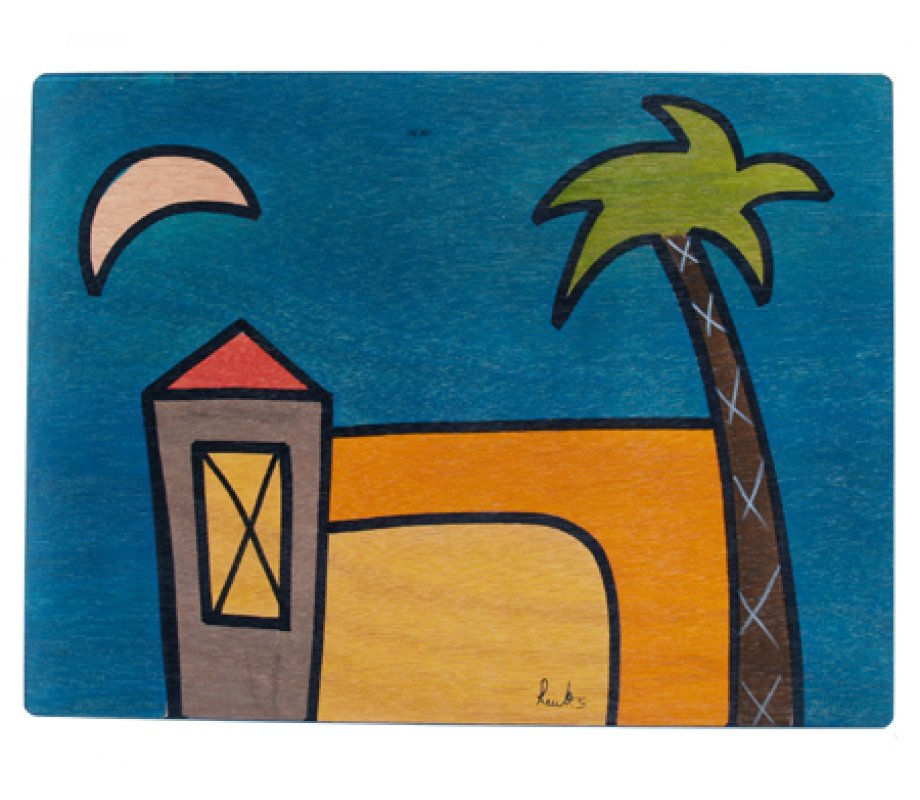 Palm Home Rectangular Placemat - Kakadu