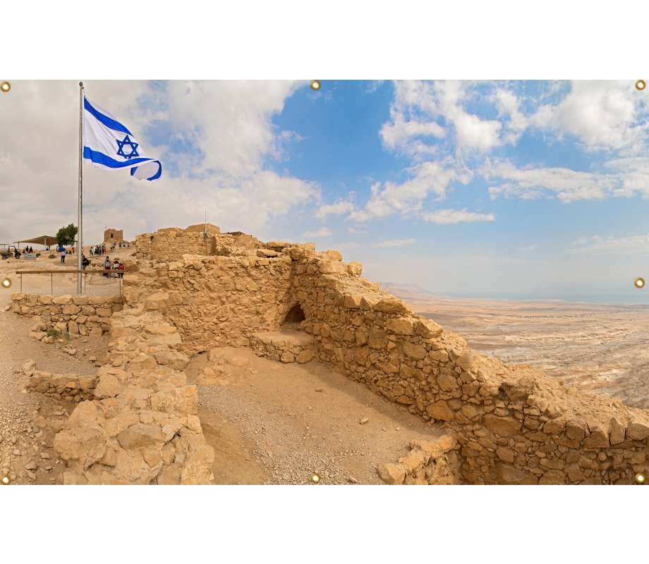 Panoramic Masada Sukkah Single-Wall Panel 12 ft Width