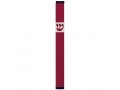 Pillar Mezuzah Case with Curving Shin in Light Colors, 6 Inches Height - Agayof