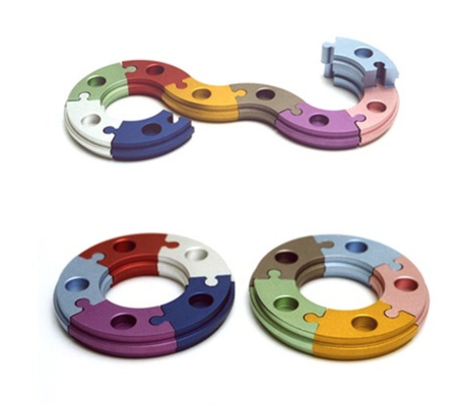 Puzzle Menorah and Candlesticks - Dabbah