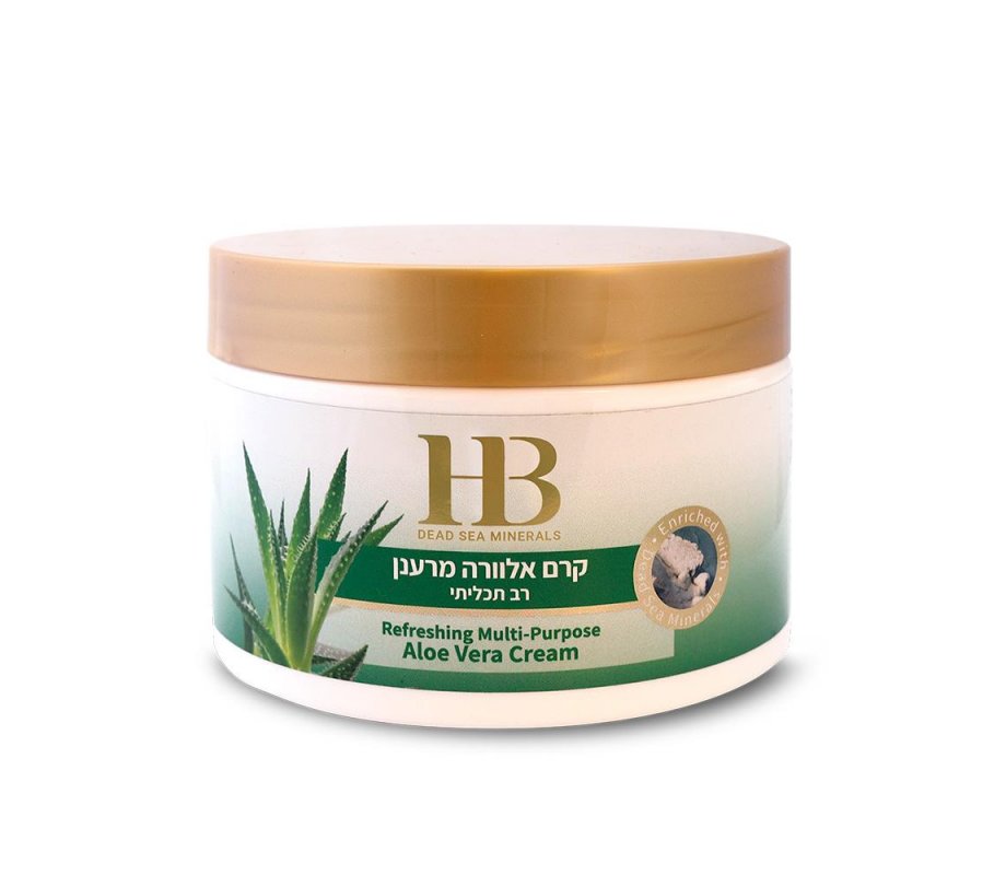 Refreshing Multi Purpose Aloe Vera Cream with Dead Sea Minerals and More - H & B