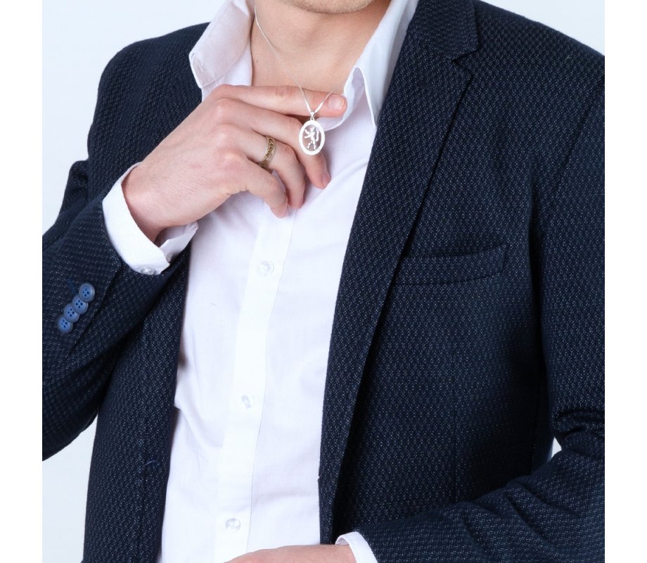 Ring of Sterling Silver, Hebrew Gold Plate Cutout Ani Ledodi English Inside