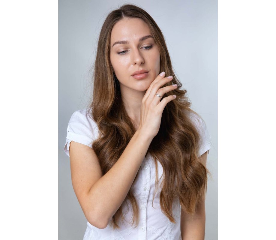 Ring of Sterling Silver with Engraved Hebrew This Too Shall Pass Inside in English