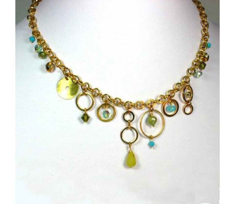 Spring Necklace in Green - Edita