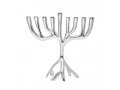 Tree of Life Aluminum Chanukah Menorah, Silver, Medium - Yair Emanuel